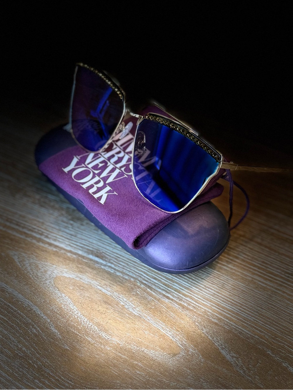 💙💛 Jimmy Crystal Sunglasses